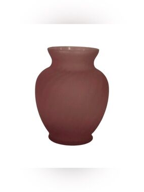 Vintage Pink Glass Vase